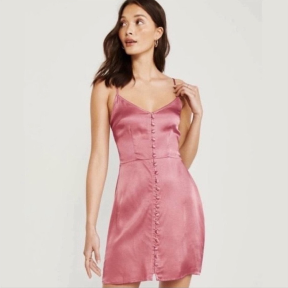 Satin mini dress